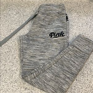 PINK Zippered Jogger Sweatpants